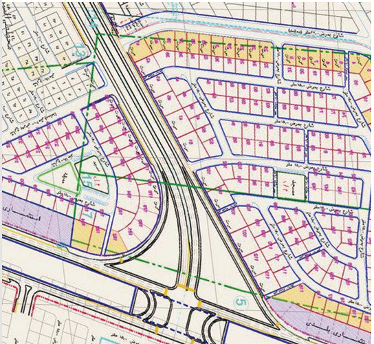 Project layout map for 